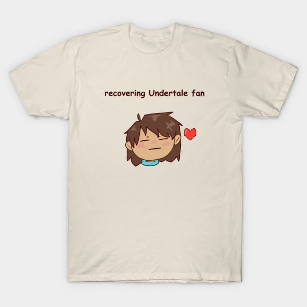 Recovering Undertale Fan T-Shirt by Sketchyleigh